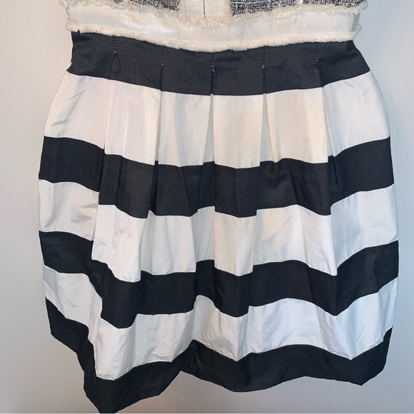 Settantotto Zerotto Gray and Black Fit and Flare Mini Dress S - Picture 4 of 9